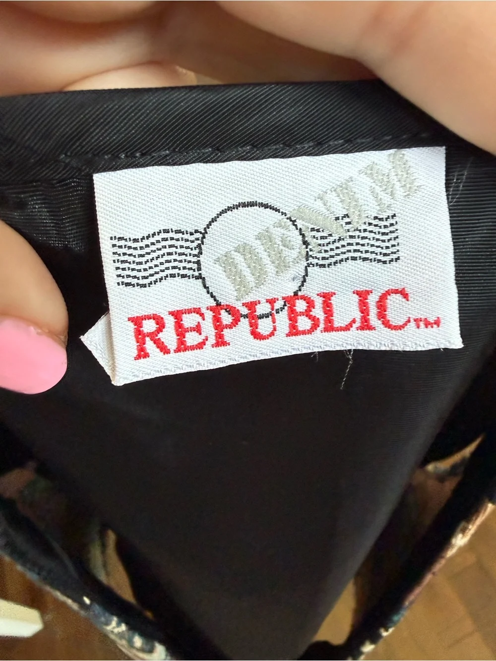 Vintage Denim Republic Travel Patchwork Tapestry Vest in Multicolor